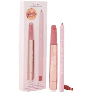 NWT Tarte Maracuja Juicy Lip Duo Lip Balm in Orchid and Lip Liner in Soft Pink
